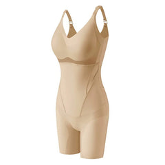 Body faja fresca color beige con control de abdomen