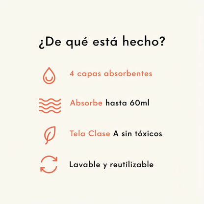 Calzón entrenador SensiFeel 4 capas
