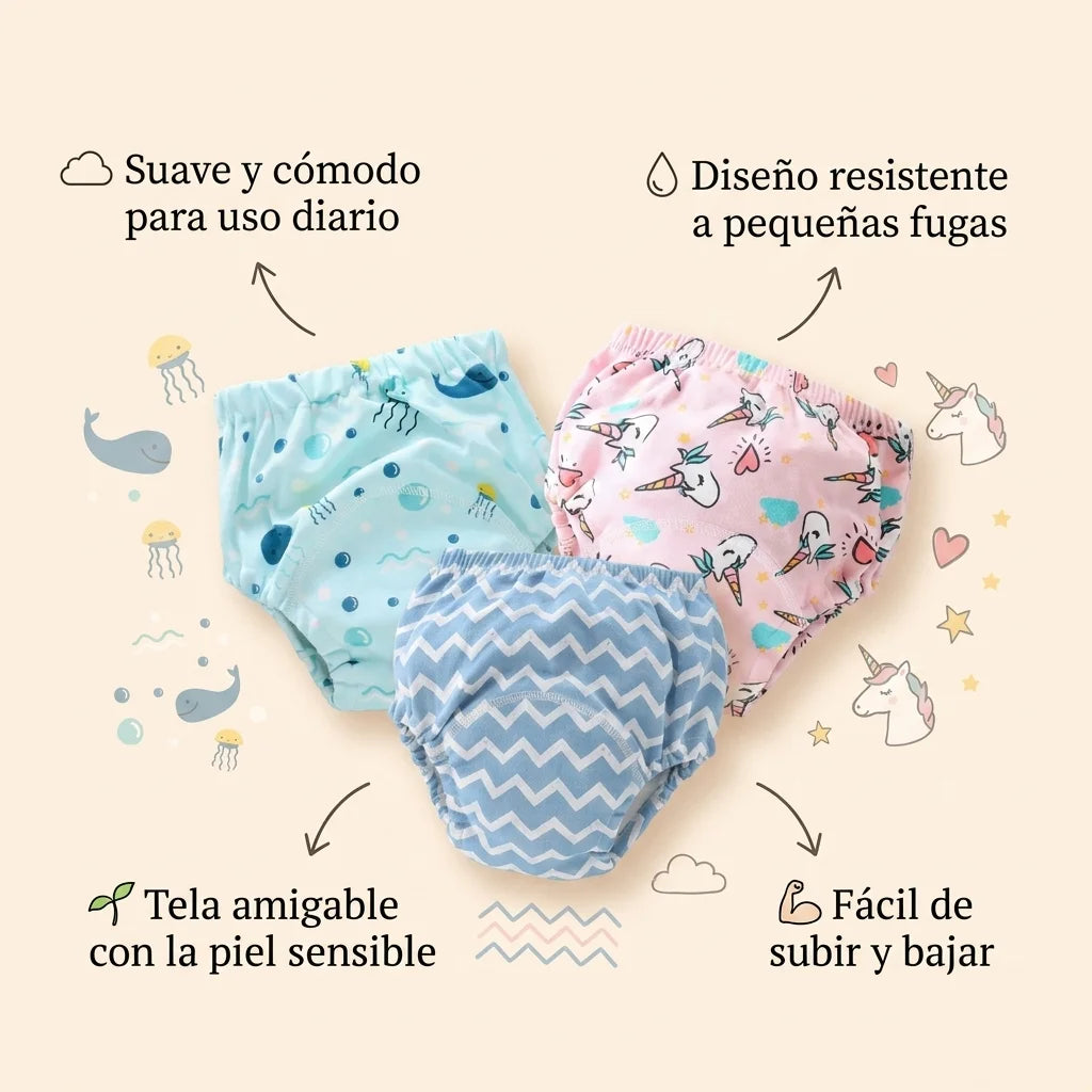Calzón entrenador SensiFeel 4 capas