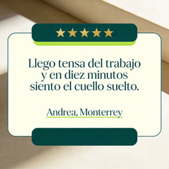 Reseña de una clienta del masajeador Reva