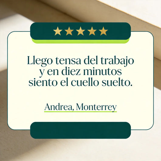 Reseña de una clienta del masajeador Reva